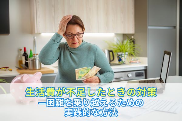 生活費が不足したときの対策—困難を乗り越えるための実践的な方法