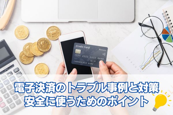電子決済のトラブル事例と対策安全に使うためのポイント